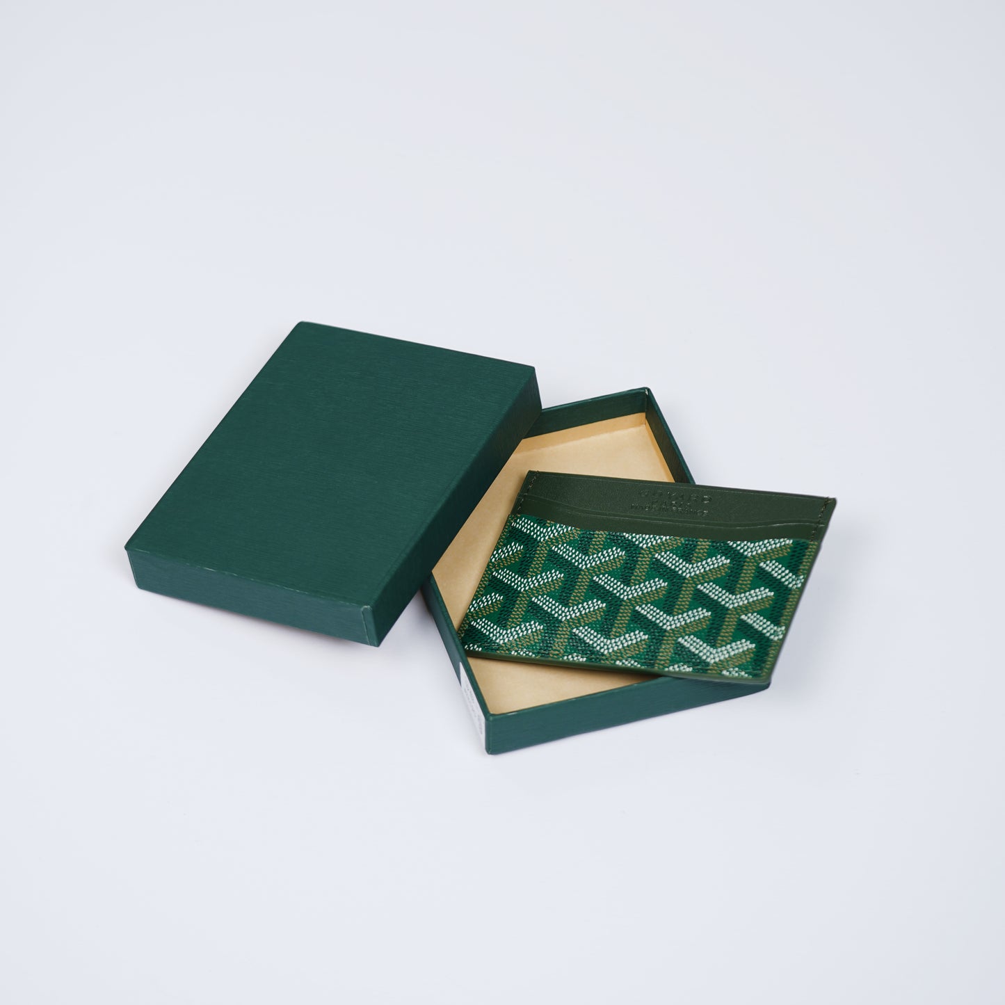 GoYard Green Leather Card Holder