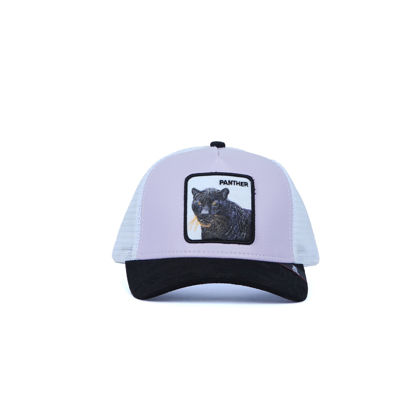 Unisex Mesh Cap with Panther (Purple, White & Black)