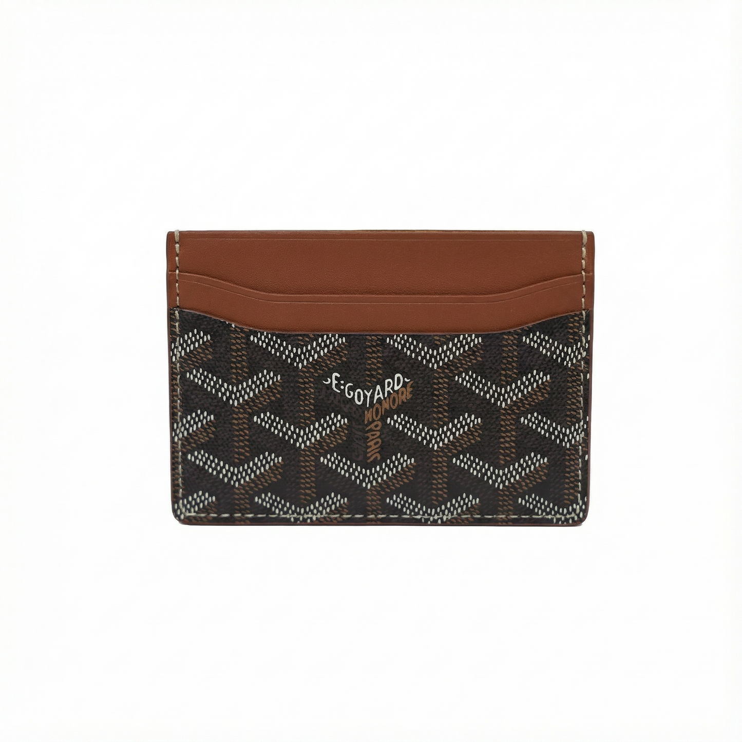 GoYard Brown Leather Card Holder