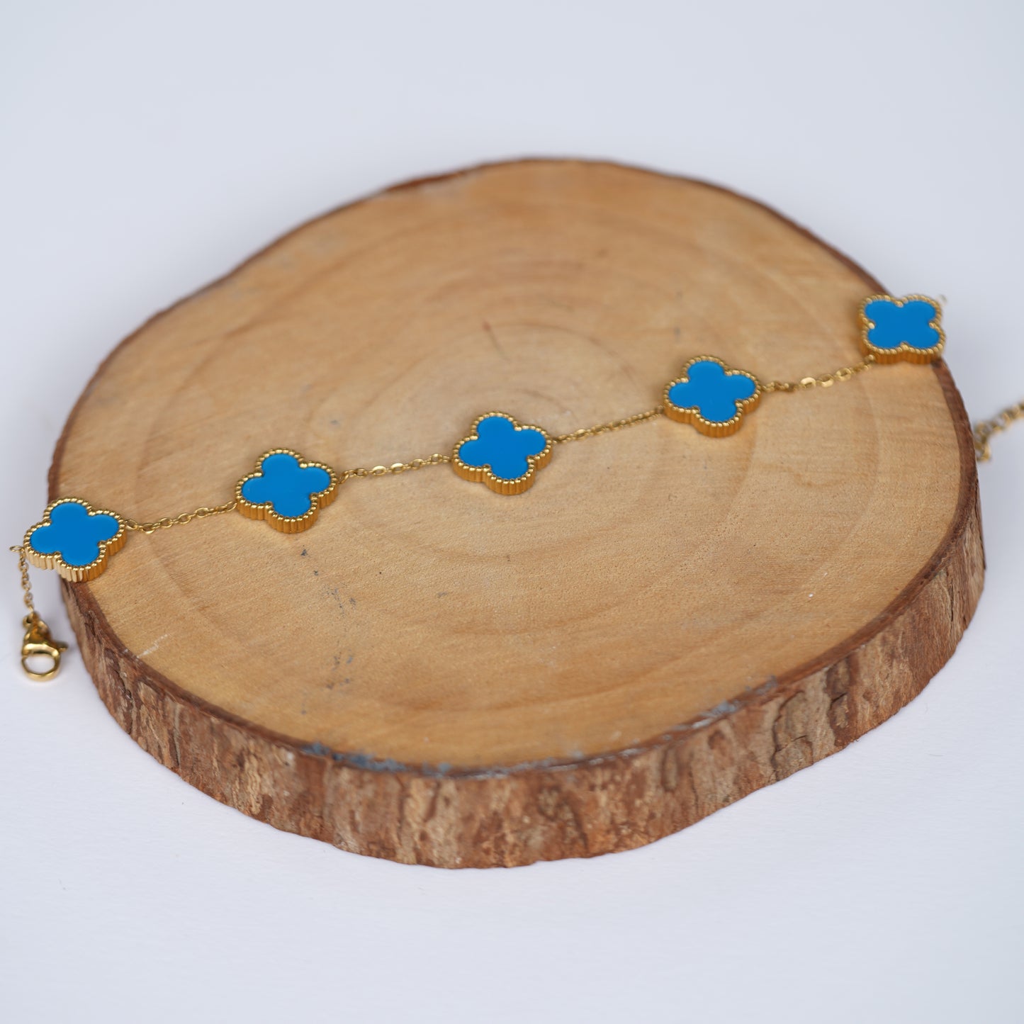 5 Petal Flower Van Cleef Blue
