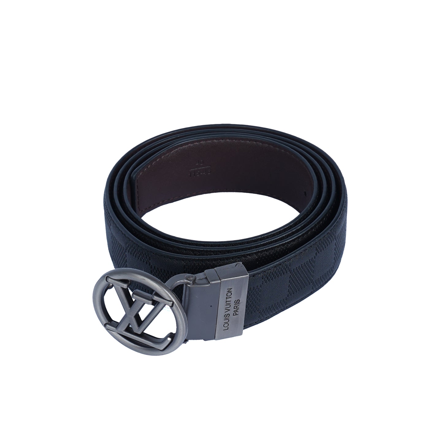 Leather Belt Louis Vuitton Double Face ( Black / Brown )