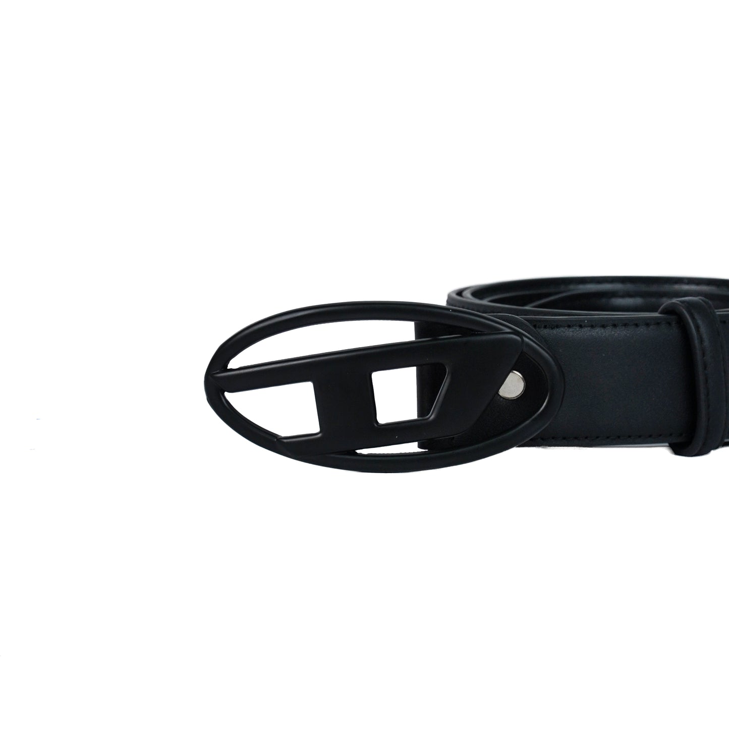 Leather Belt Diesel ( Black ) - With Black Belt Buckle