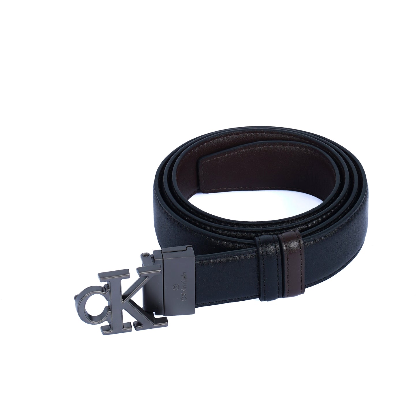 Leather Belt Calvin Klein Double Face ( Black / Brown )