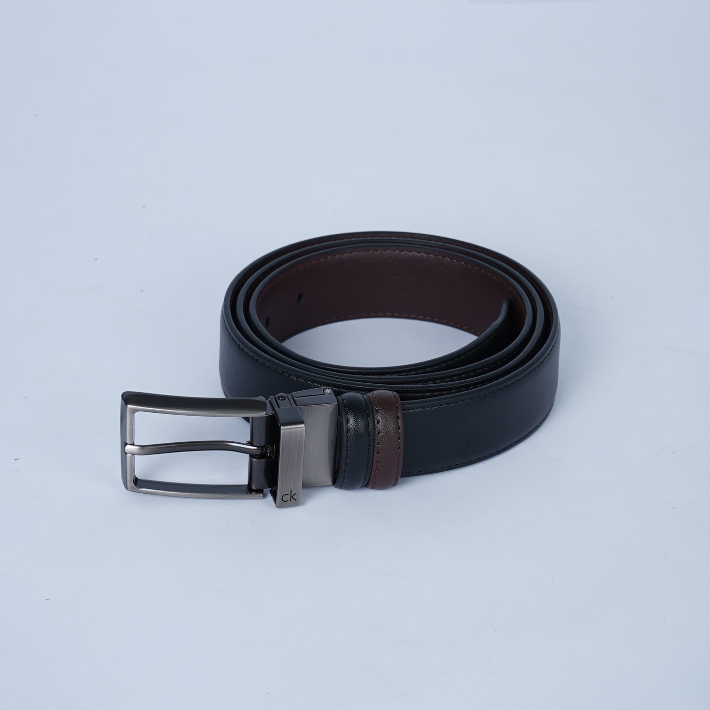 Leather Belt Calvin Klein Double Face ( Black / Brown )