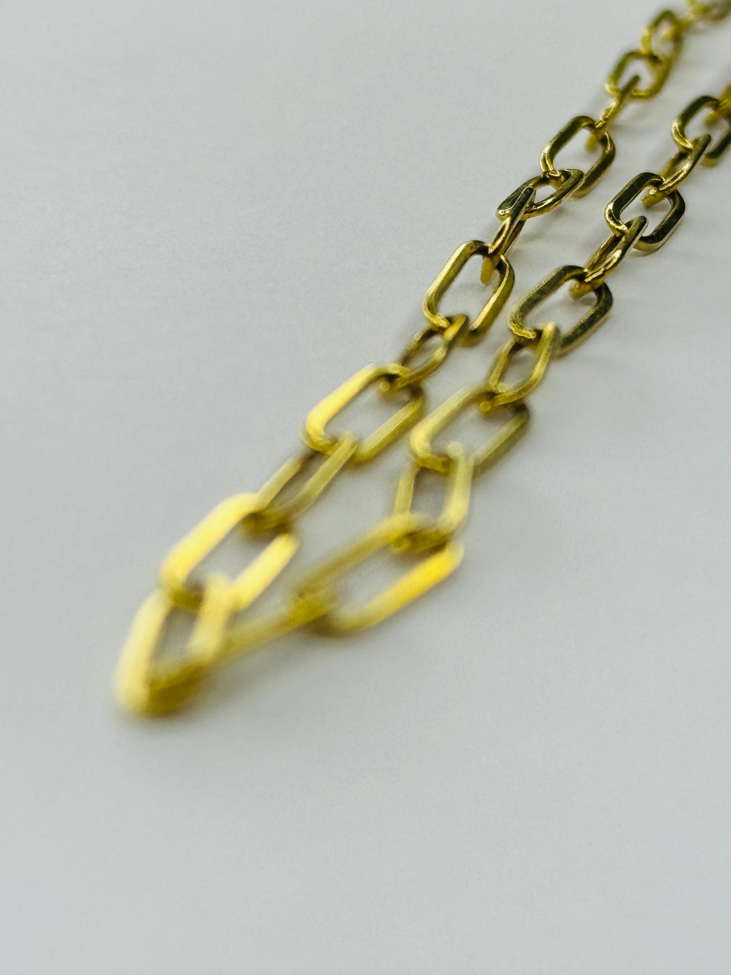 Paperclip Gold Necklace