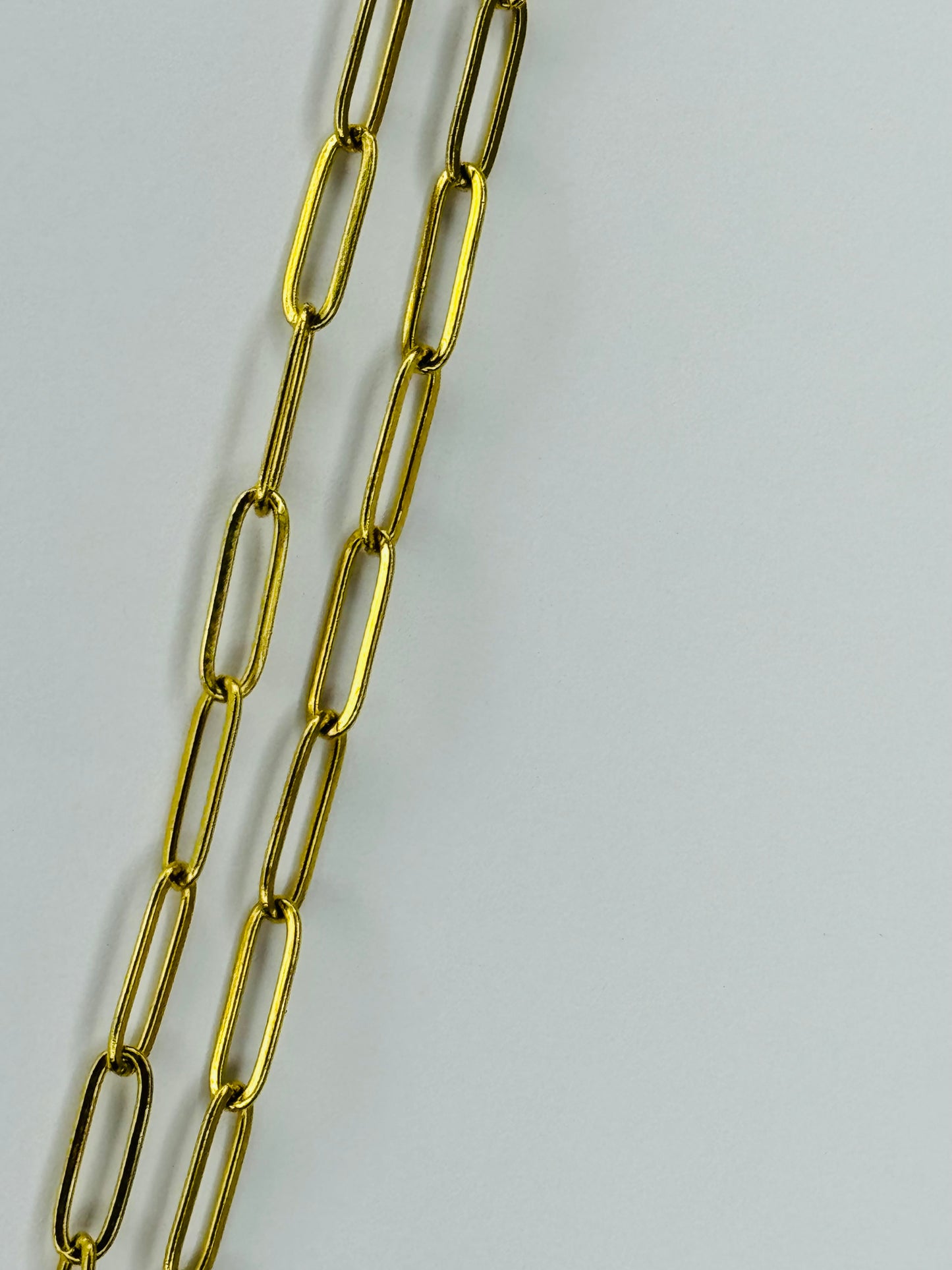 Paperclip Gold Necklace