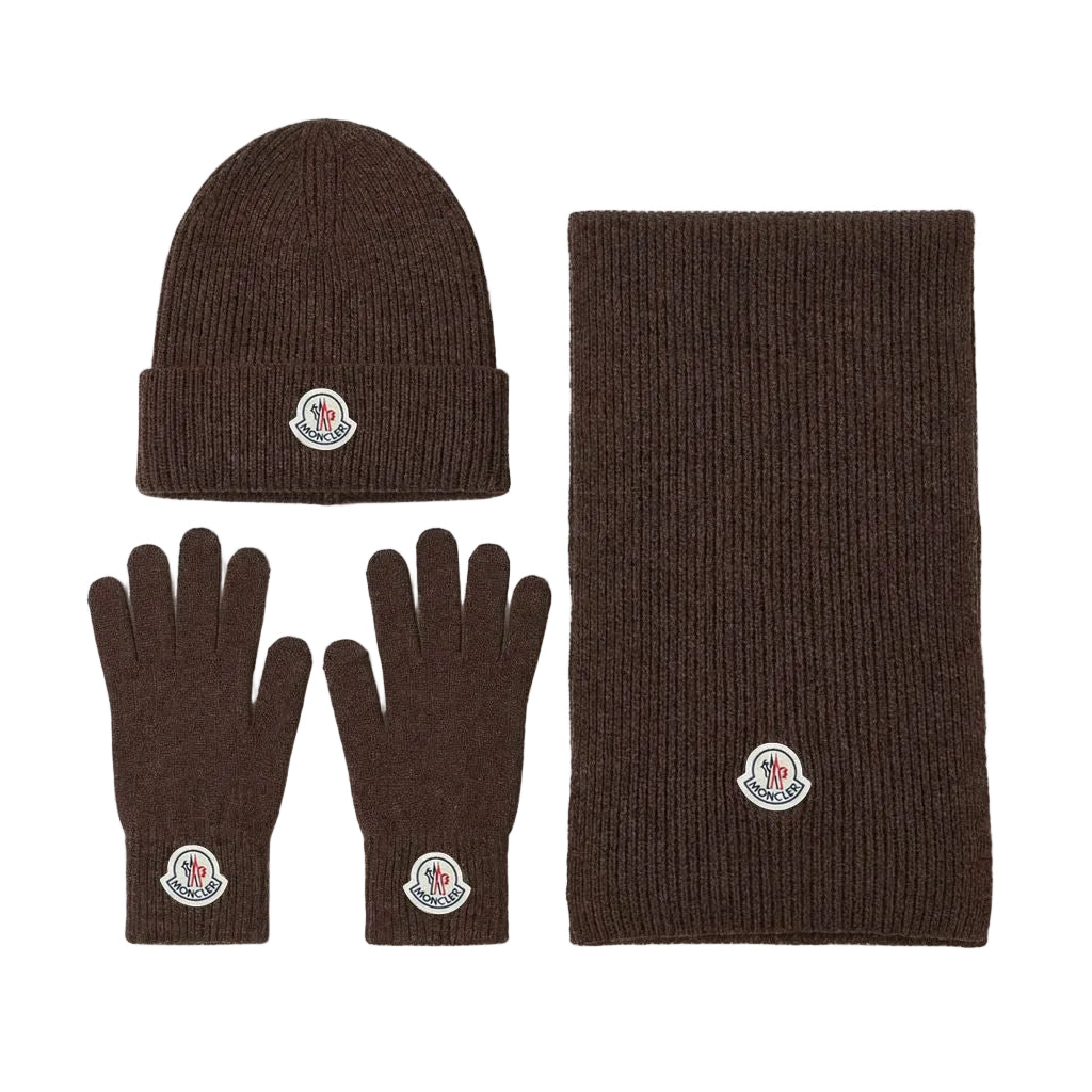 Moncler Knitted Hat & Scarf &Gloves