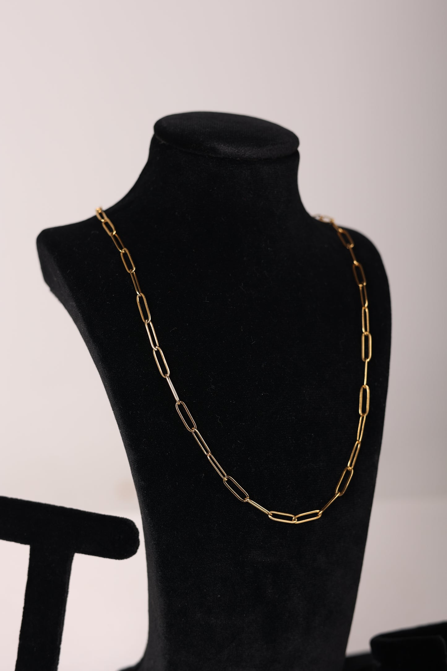 Paperclip Gold Necklace