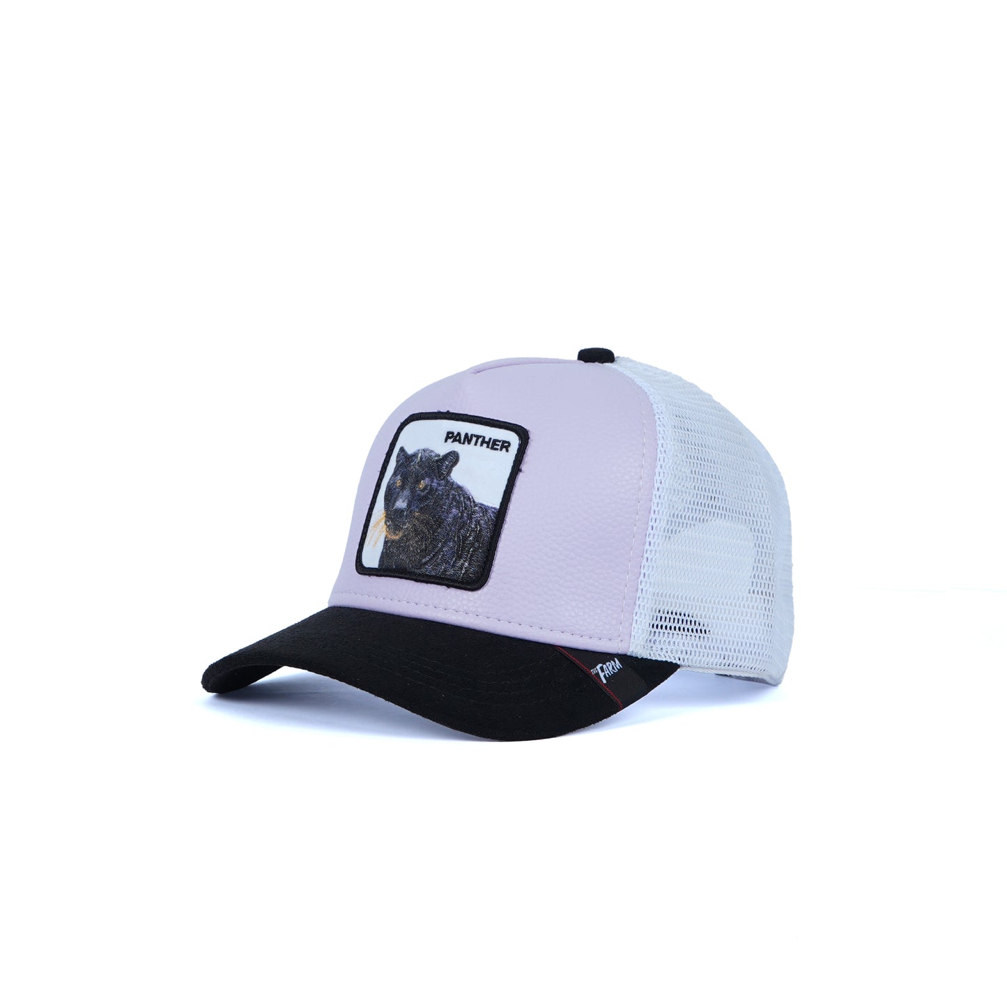 Unisex Mesh Cap with Panther (Purple, White & Black)