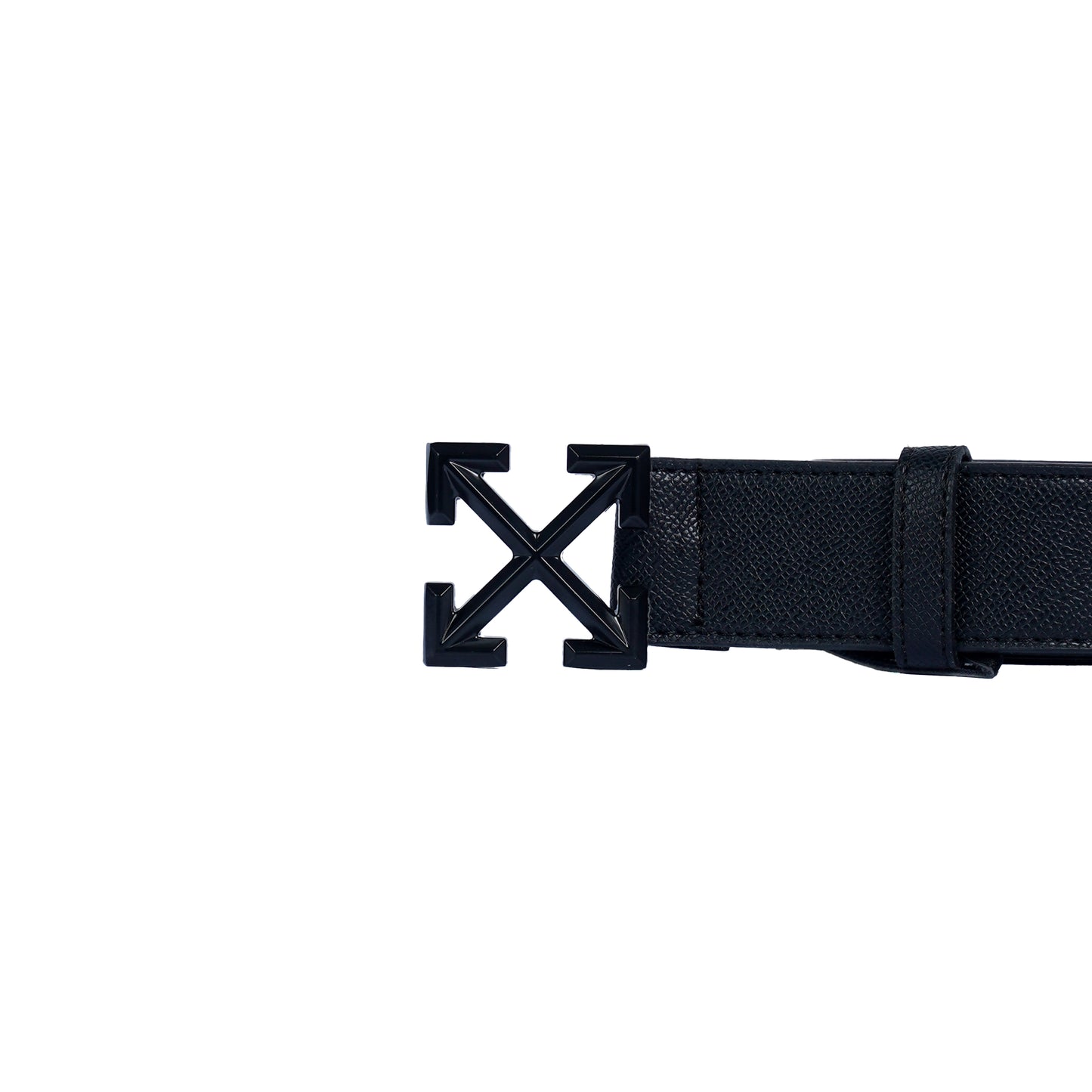 Leather Belt Off white