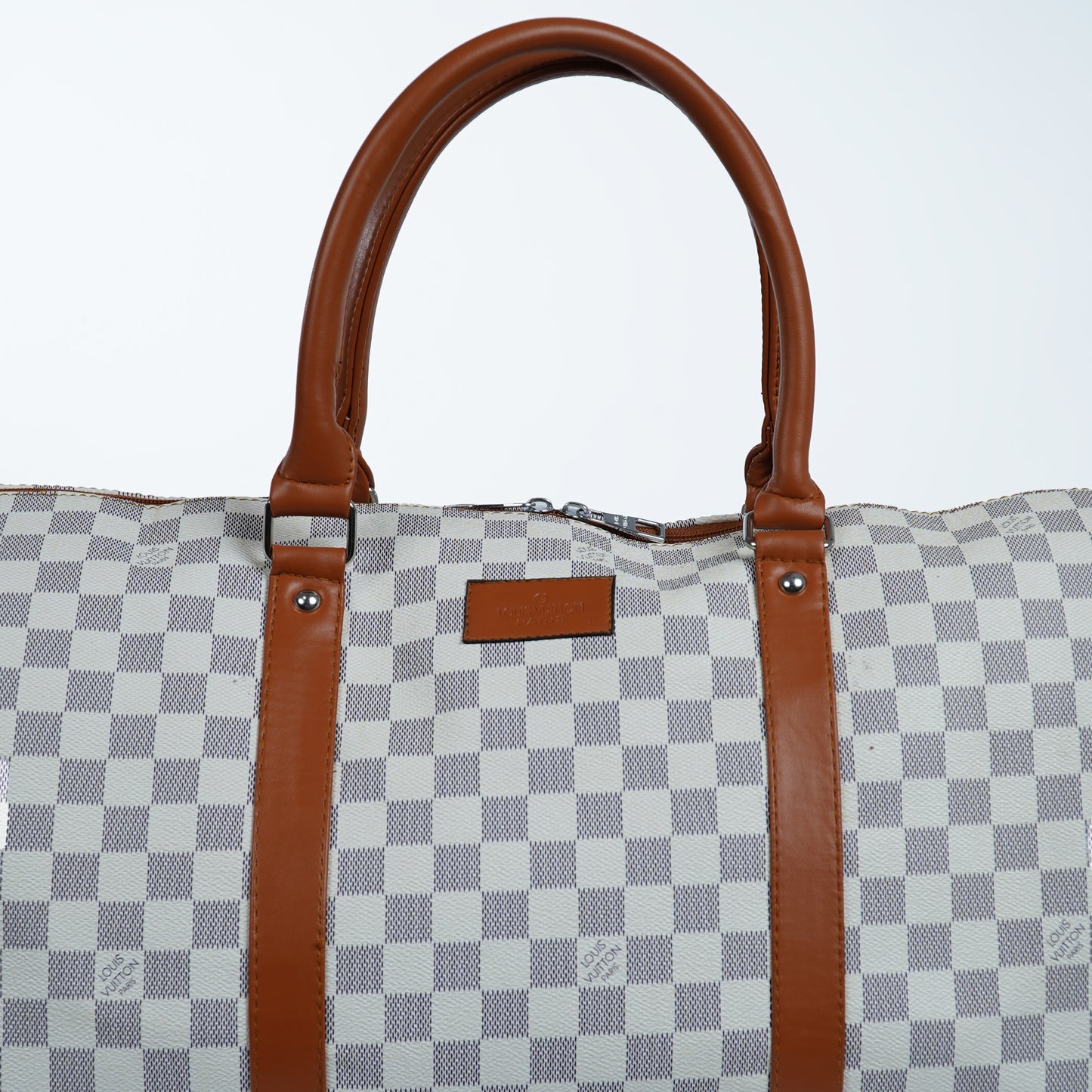 Louis Vuitton Duffle Bag ( White / Grey )