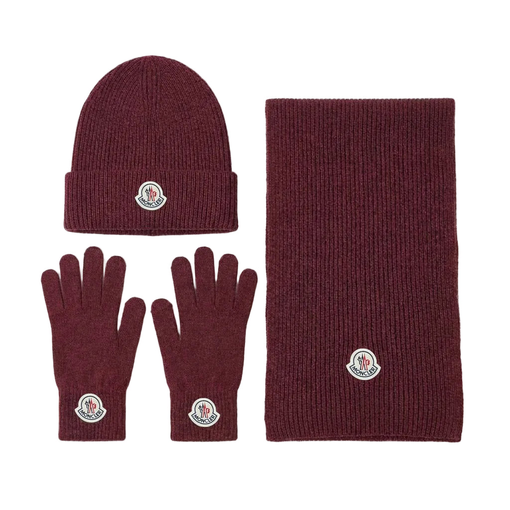 Moncler Knitted Hat & Scarf &Gloves