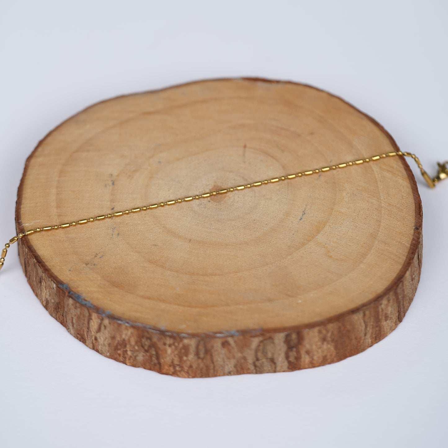 Large Bead Gold Bracelet