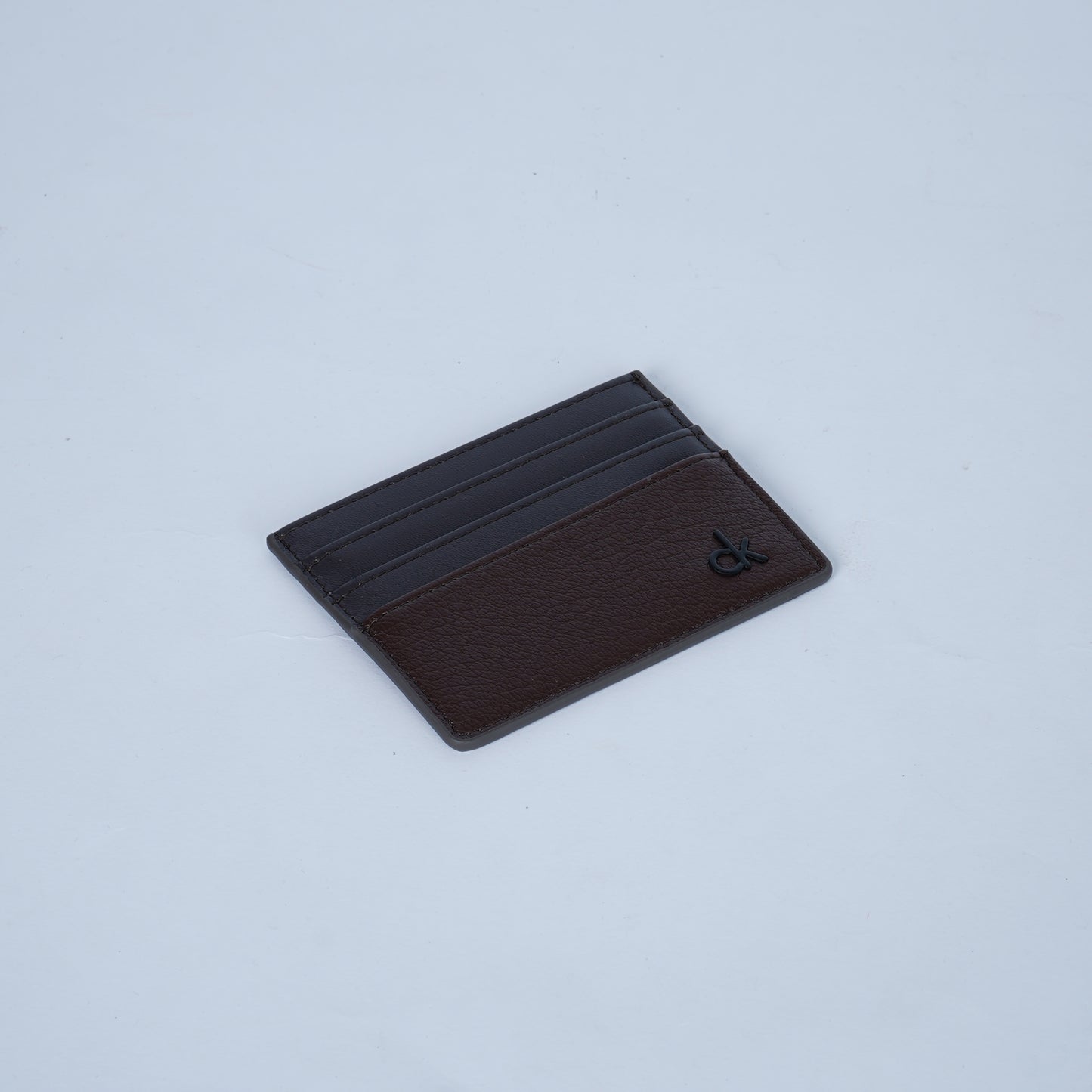 Calvin Klein Leather Card Holder ( Brown )
