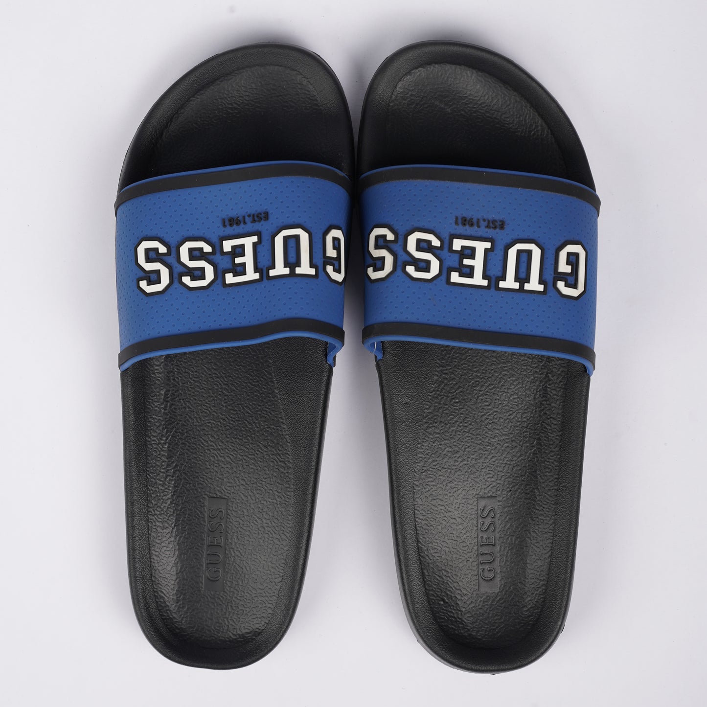 Guess Slipper ( Black / Blue )