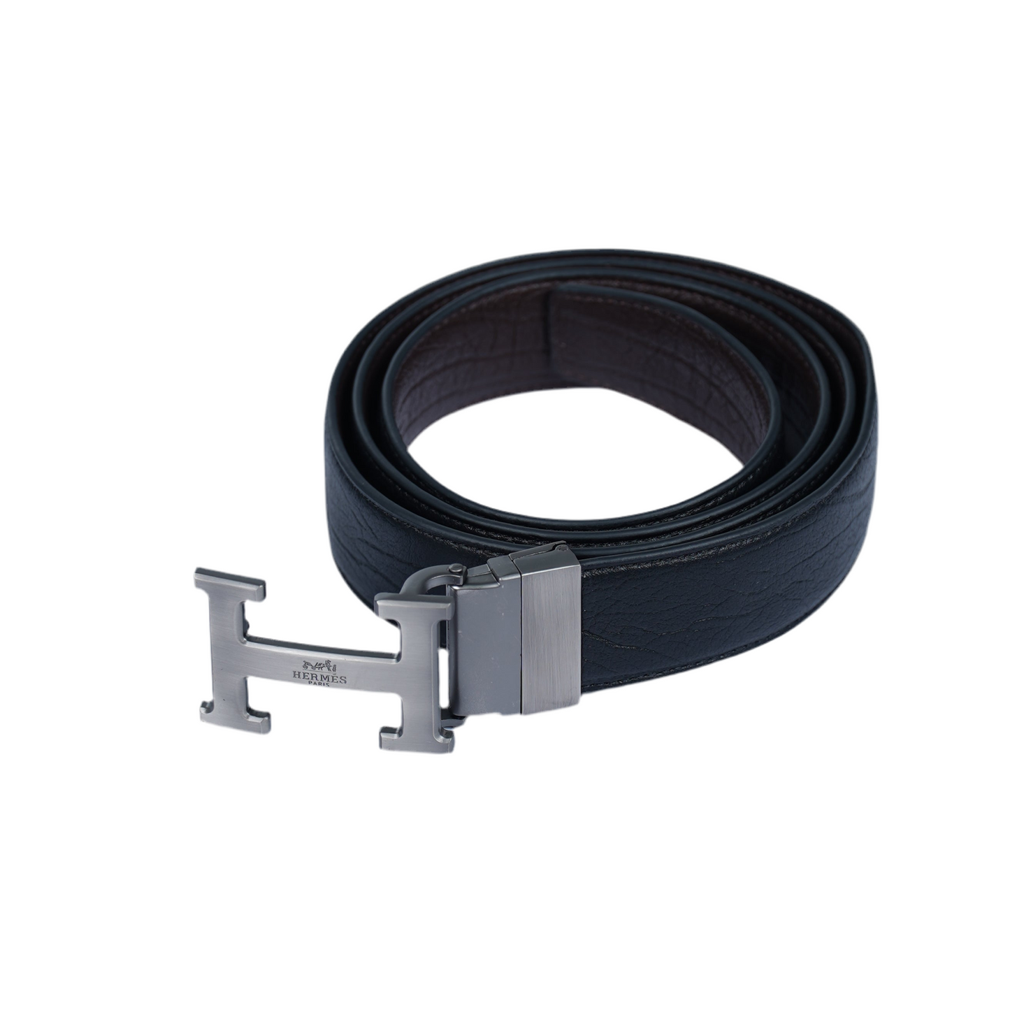 Leather Belt Hermes Double Face ( Black / Brown )
