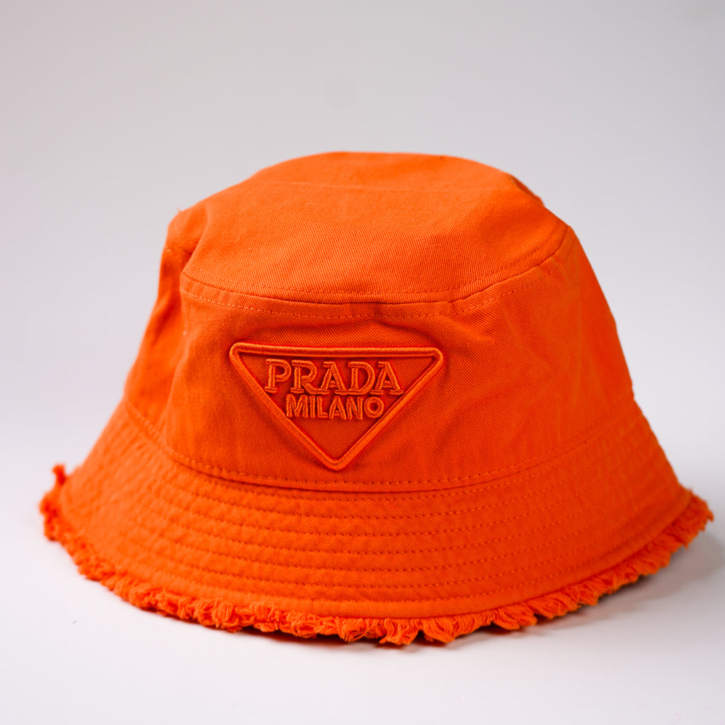 Bucket Hat Prada ( Fabric Orange )