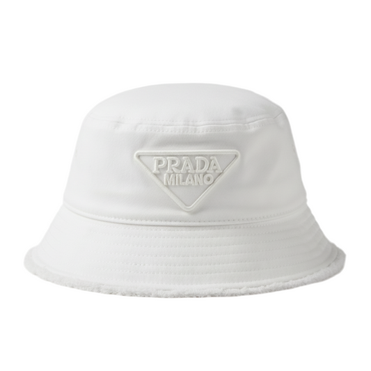 Bucket ‏Hat Prada  ( white )