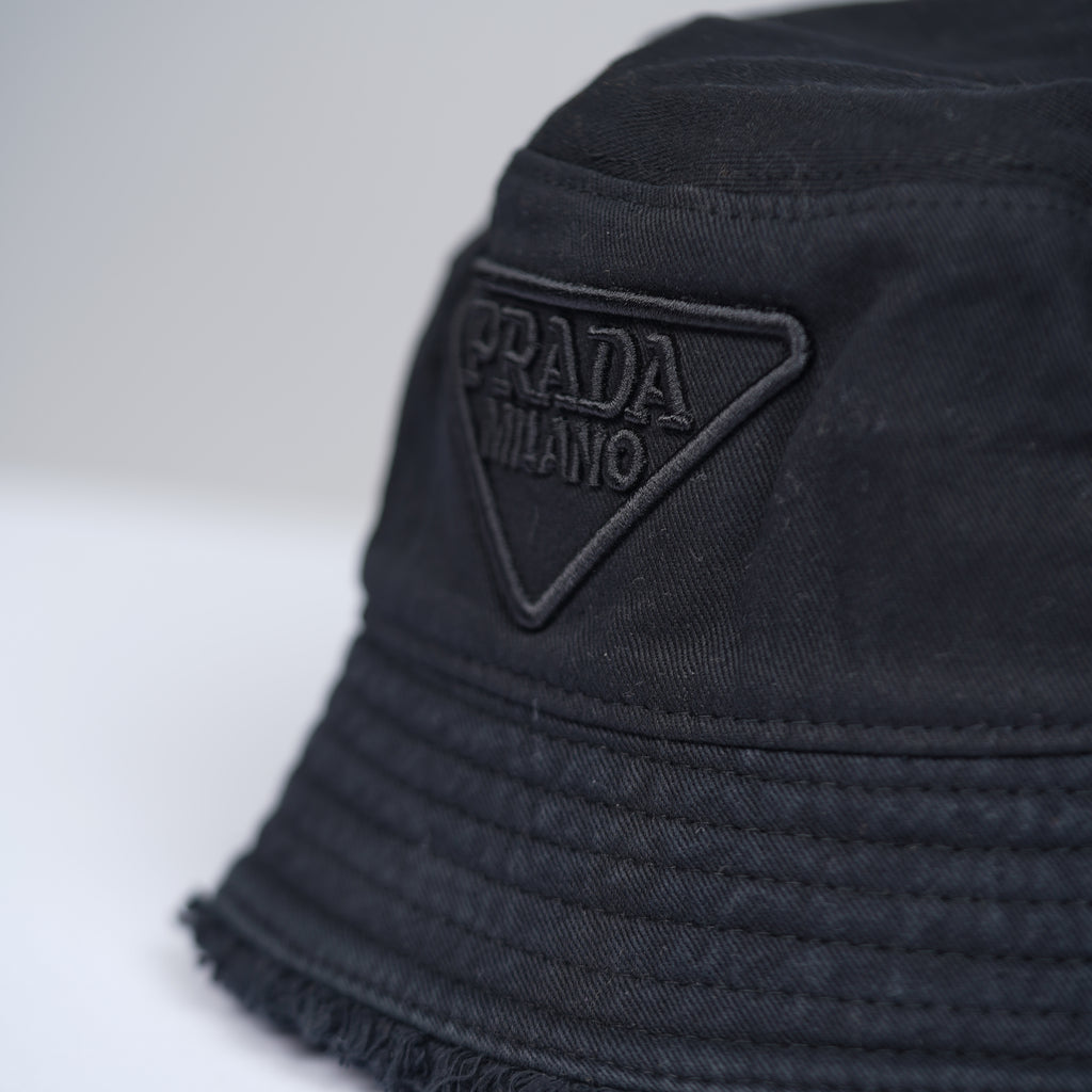 Bucket hat prada (black)
