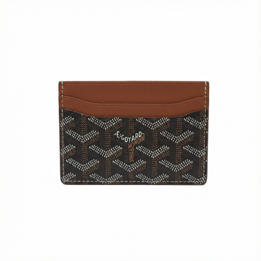 GoYard Brown Leather Card Holder