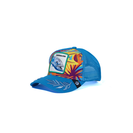 Unisex Mesh Cap With Barracuda