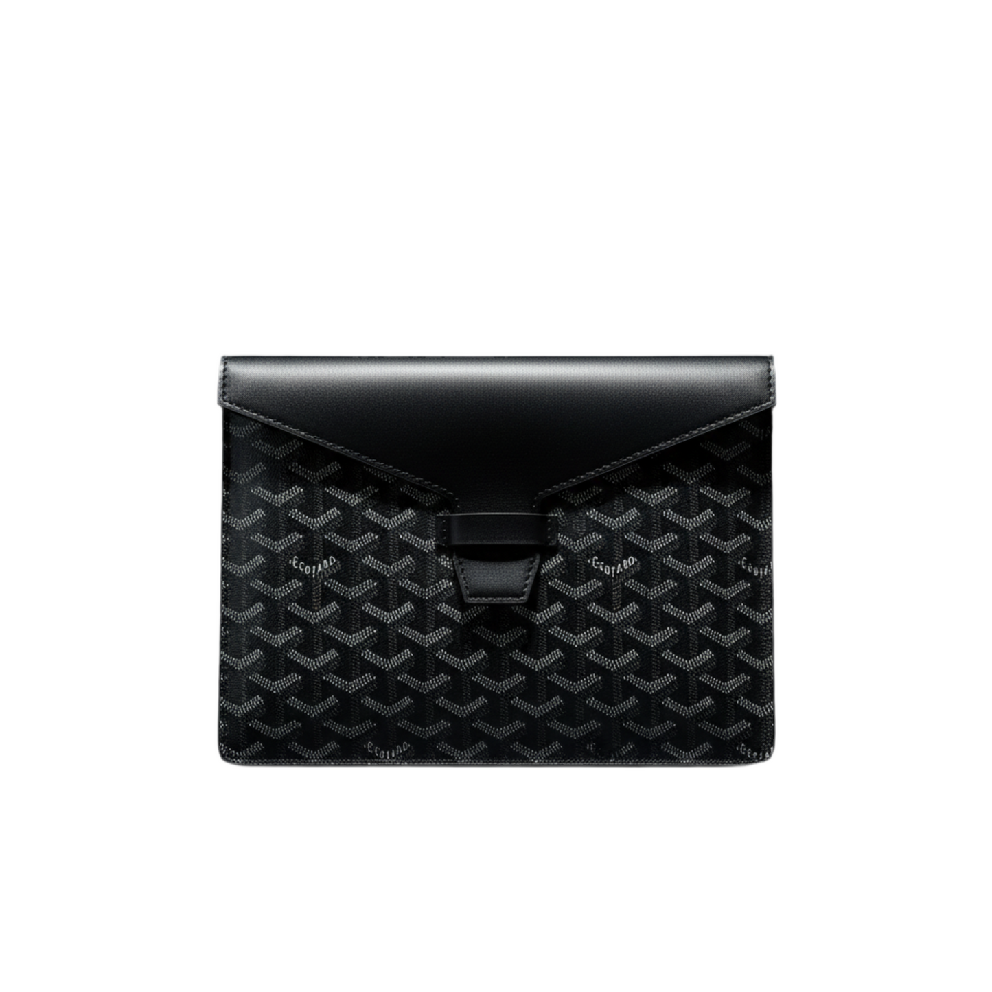 GoYard Black Leather Clutch Bag