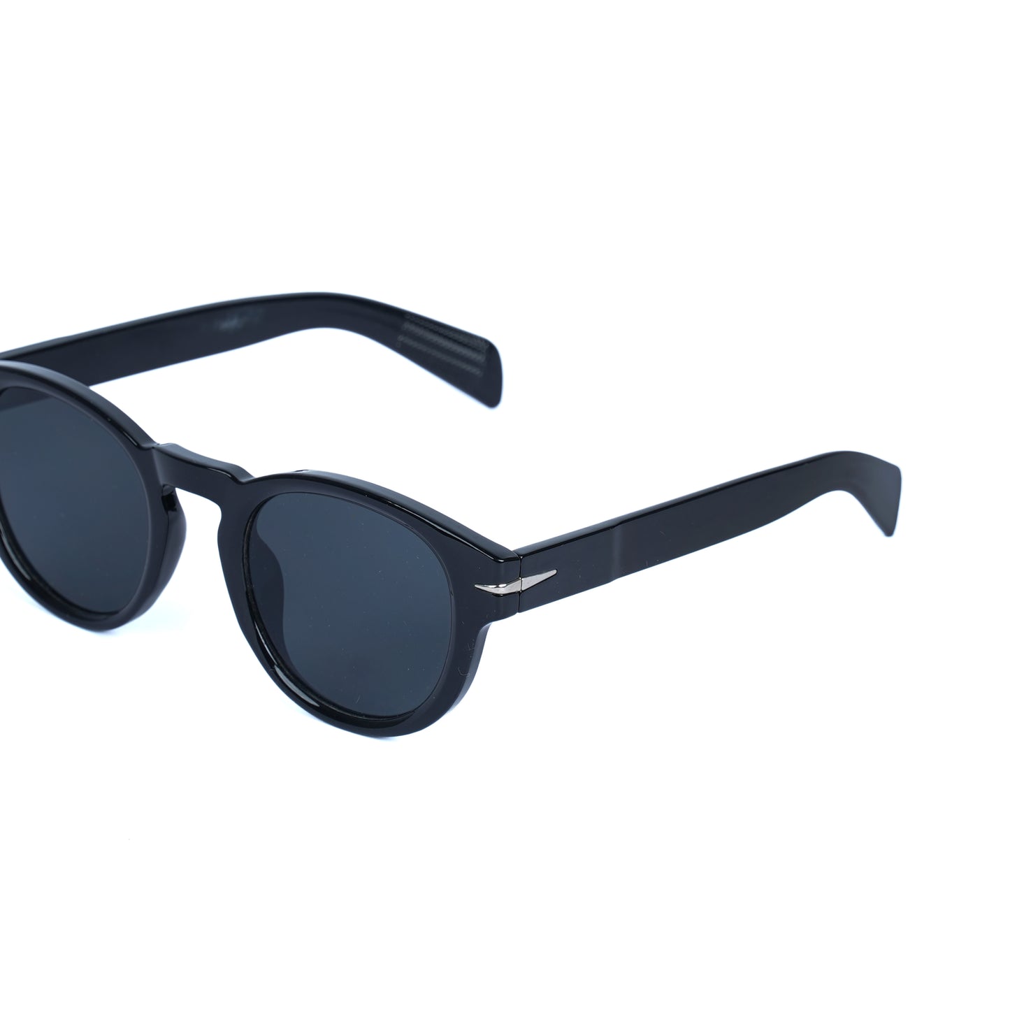 Unisex Polarized Round Black