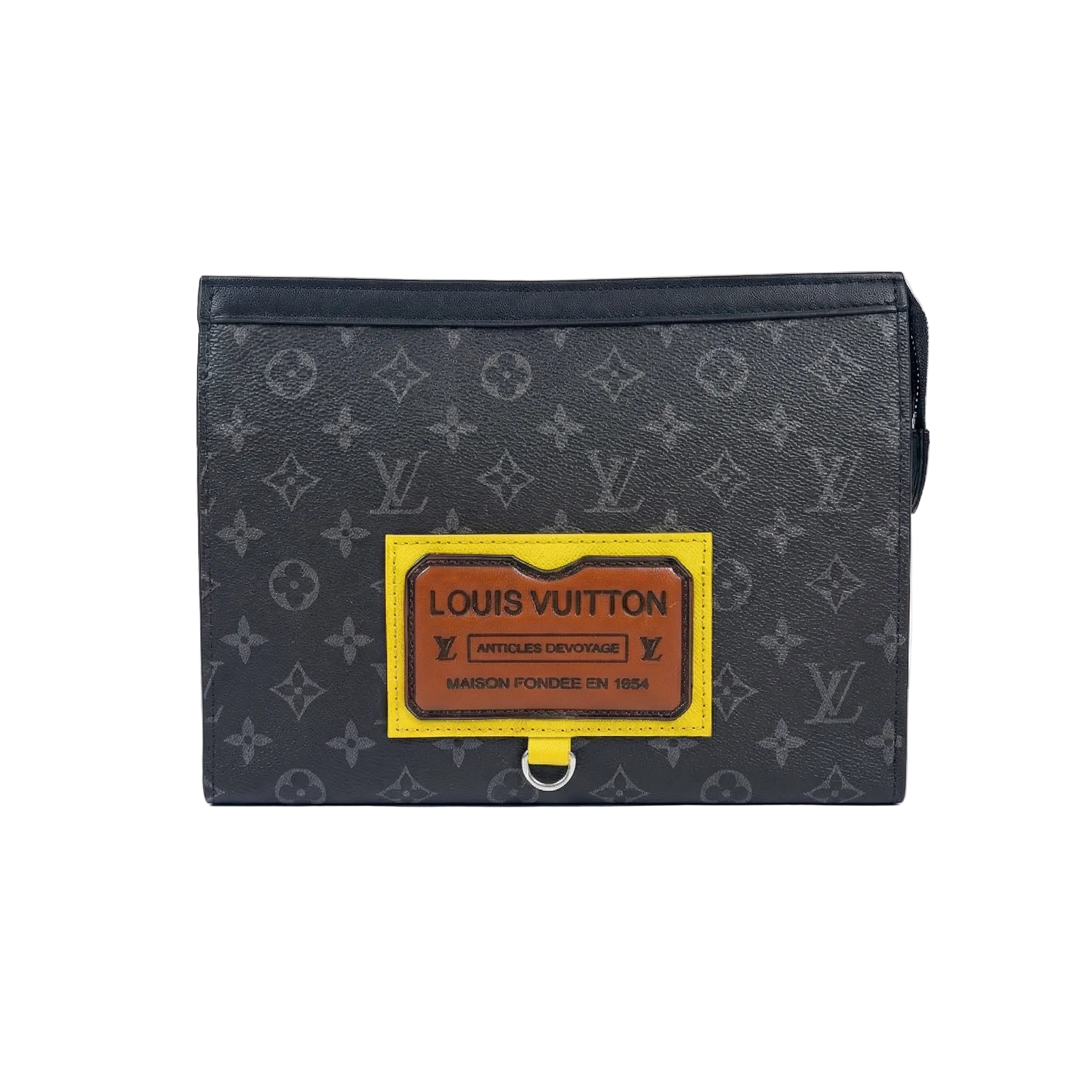 Louis Vuitton Leather Clutch Bag