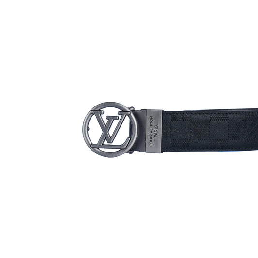 Leather Belt Louis Vuitton  Double  Face ( Black / Brown )