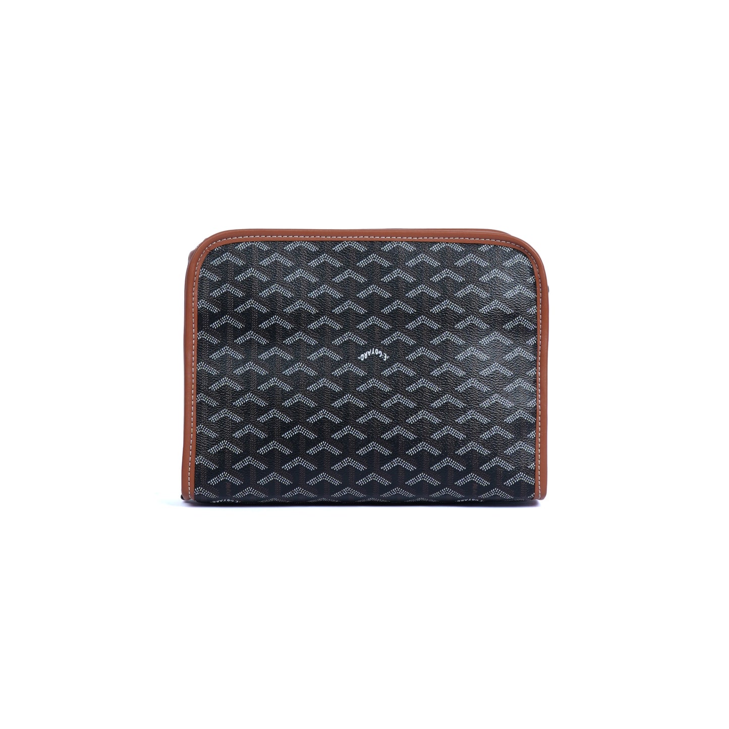 GoYard Brown Leather Clutch Bag