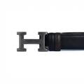 Leather Belt Hermes Double Face  ( Black / Brown )