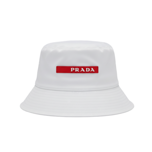 Bucket ‏Hat Prada  ( white )