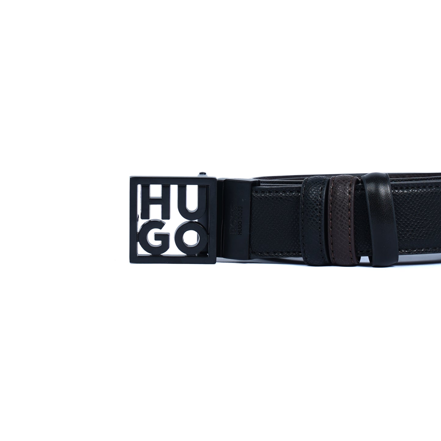 Leather Belt Hugo Boss Double Face ( Black / Brown )