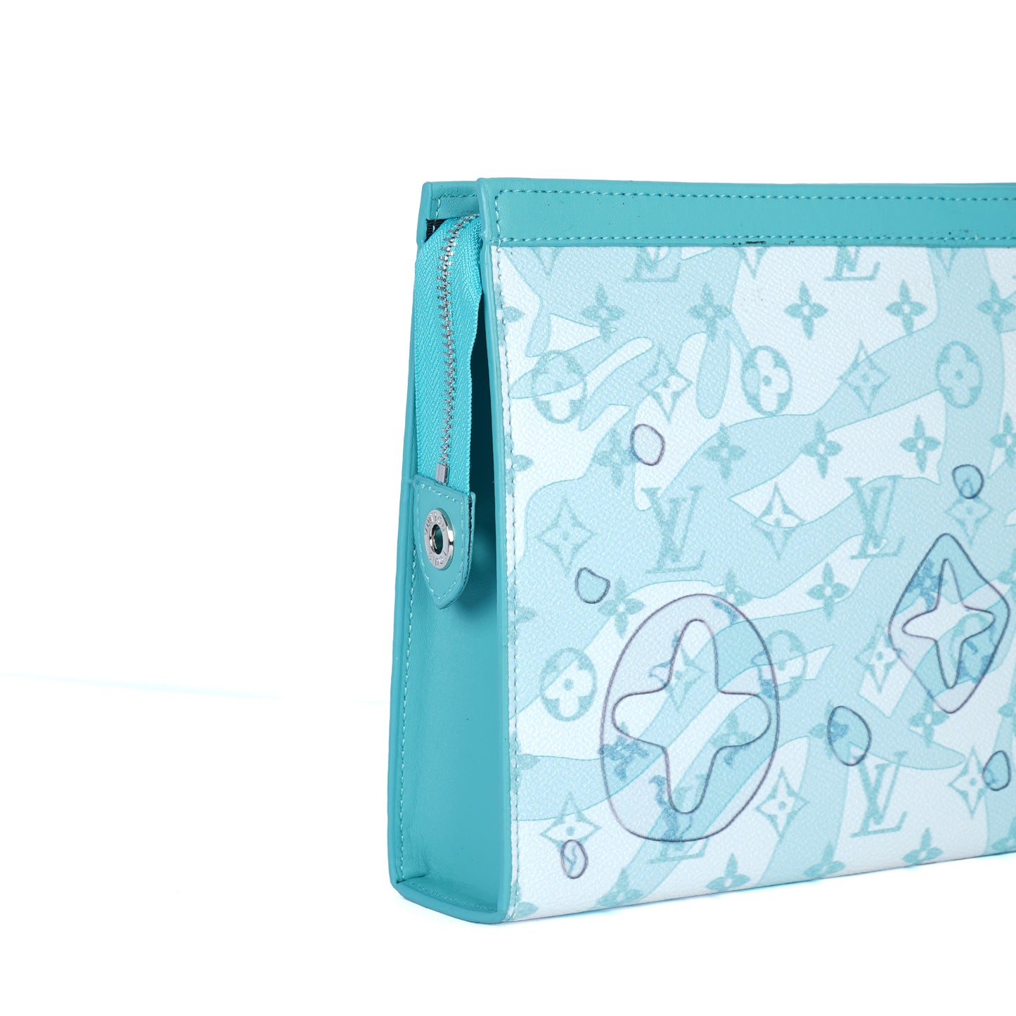 Louis Vuitton Leather Clutch Bag