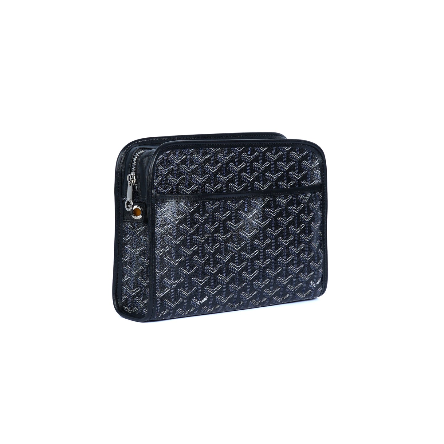 GoYard black Leather Clutch Bag
