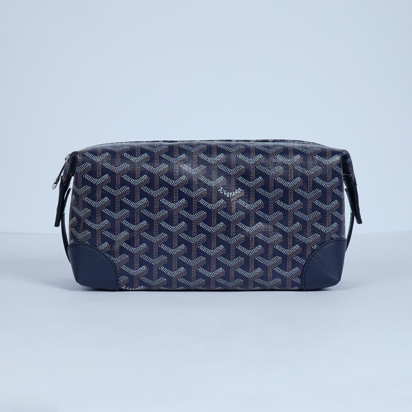 GoYard Blue Leather Clutch Bag
