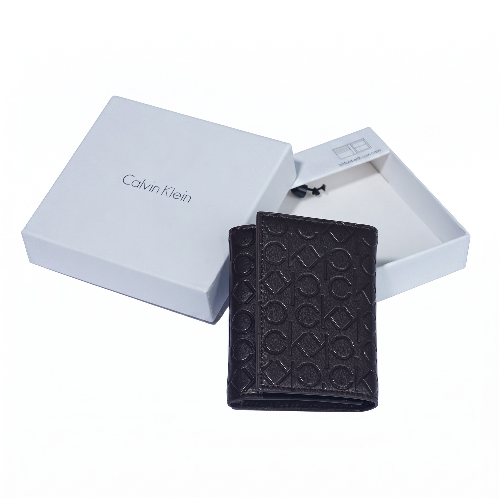 Calvin Klein Leather Wallet ( Brown )