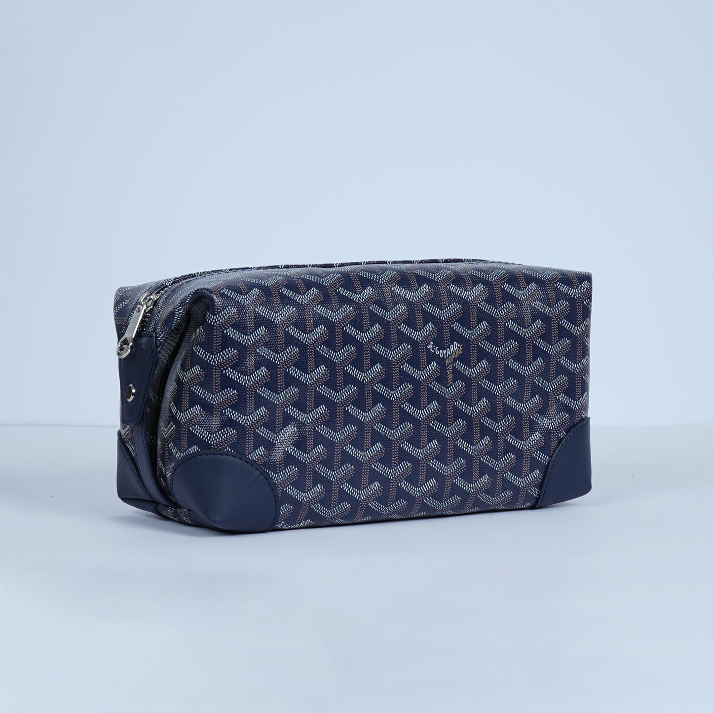 GoYard Blue Leather Clutch Bag