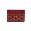 GoYard Burgundy Leather Card Holder