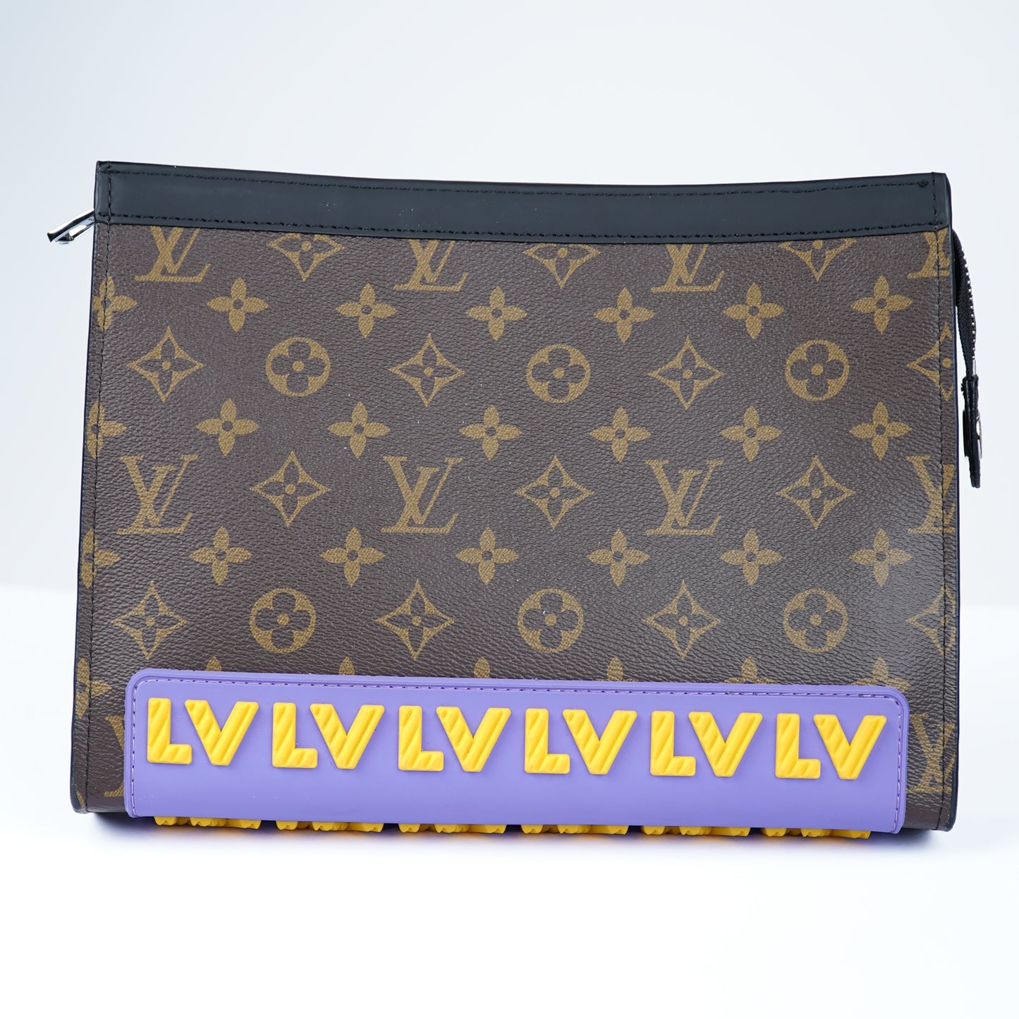 Louis Vuitton Leather Clutch Bag