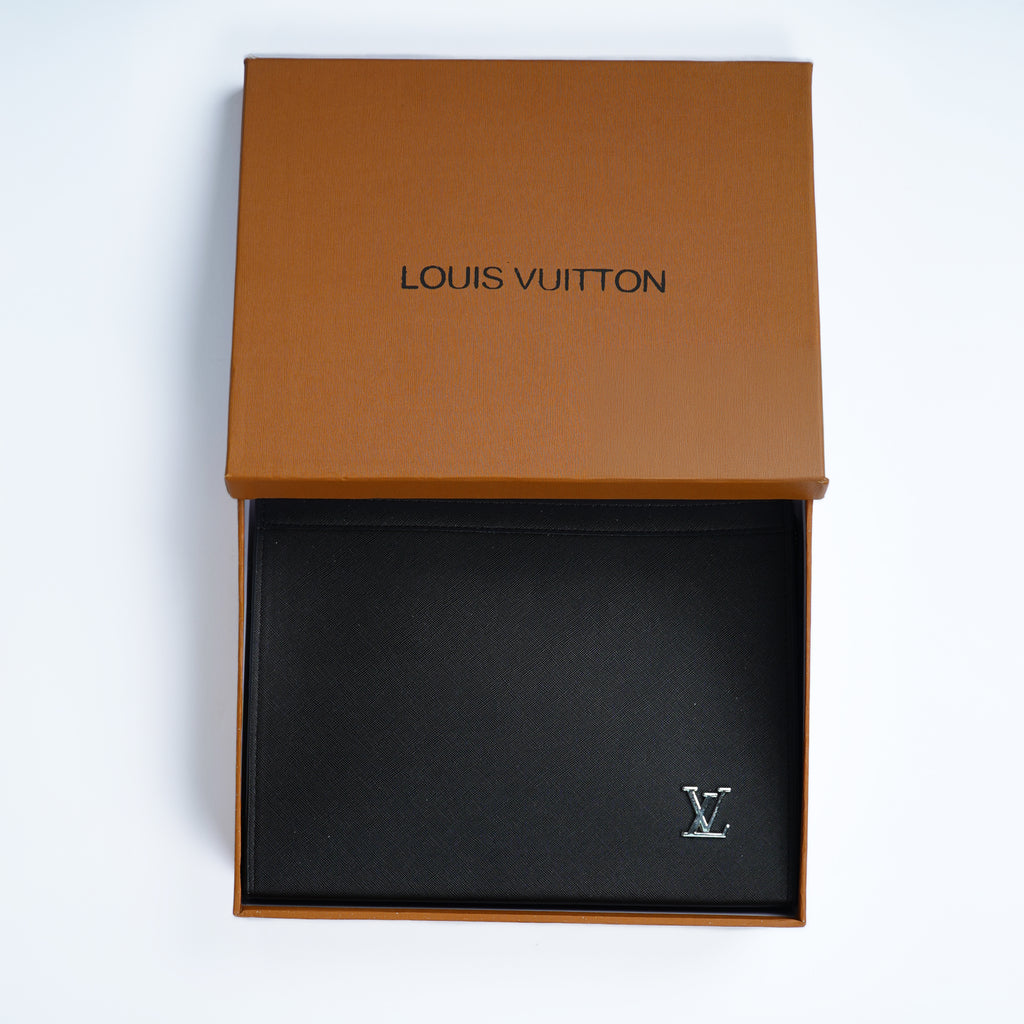 Louis Vuitton Leather Clutch Bag