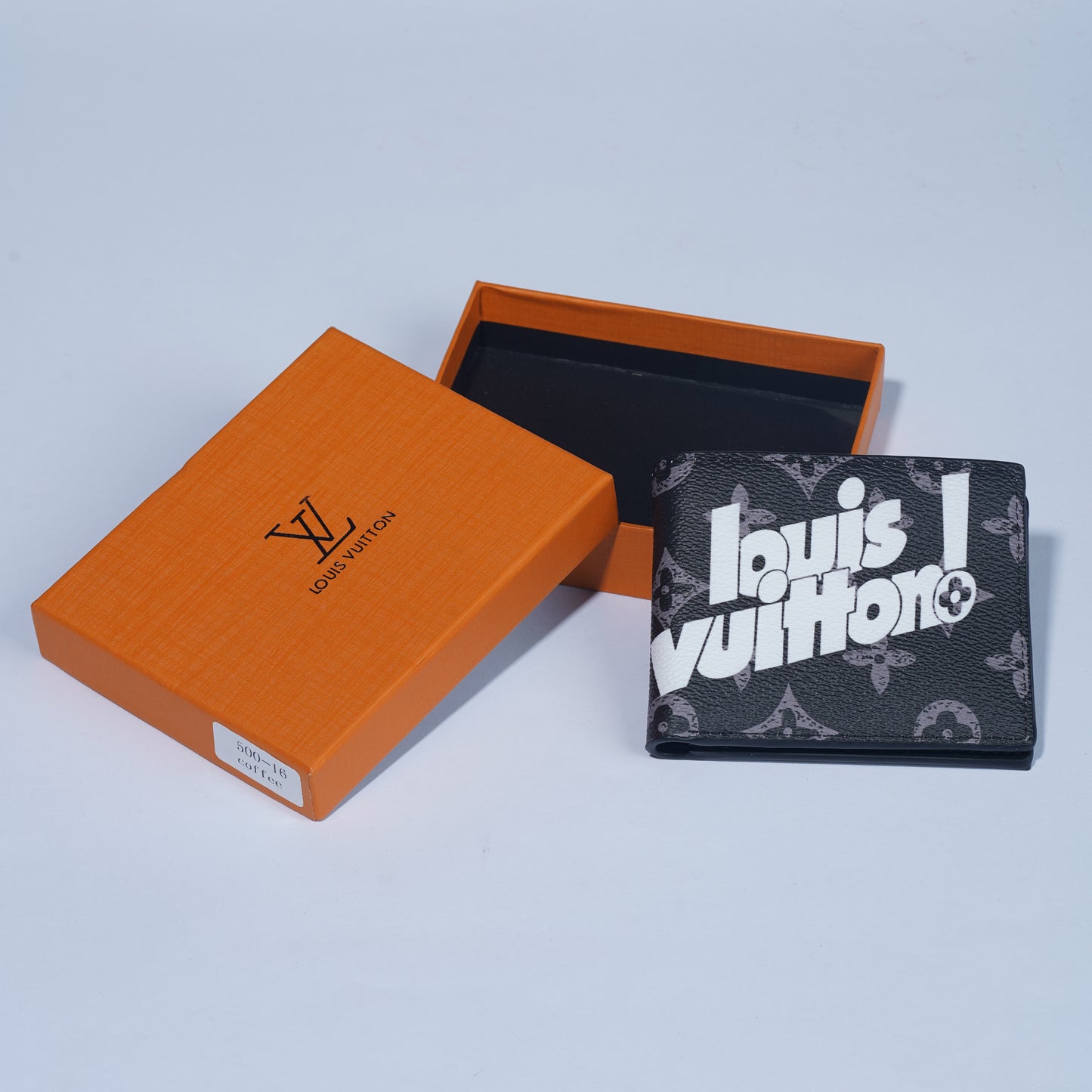 Louis Vuitton Leather Wallet ( Black )