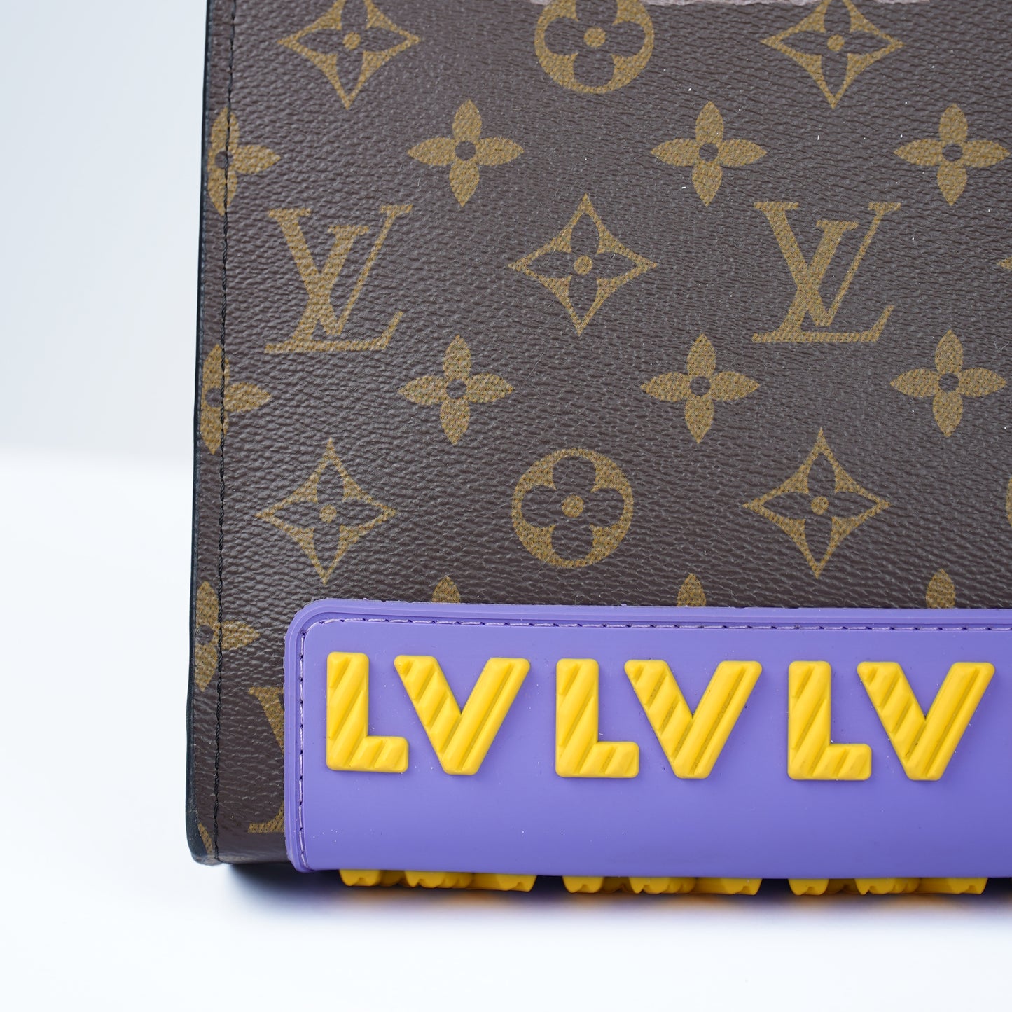 Louis Vuitton Leather Clutch Bag