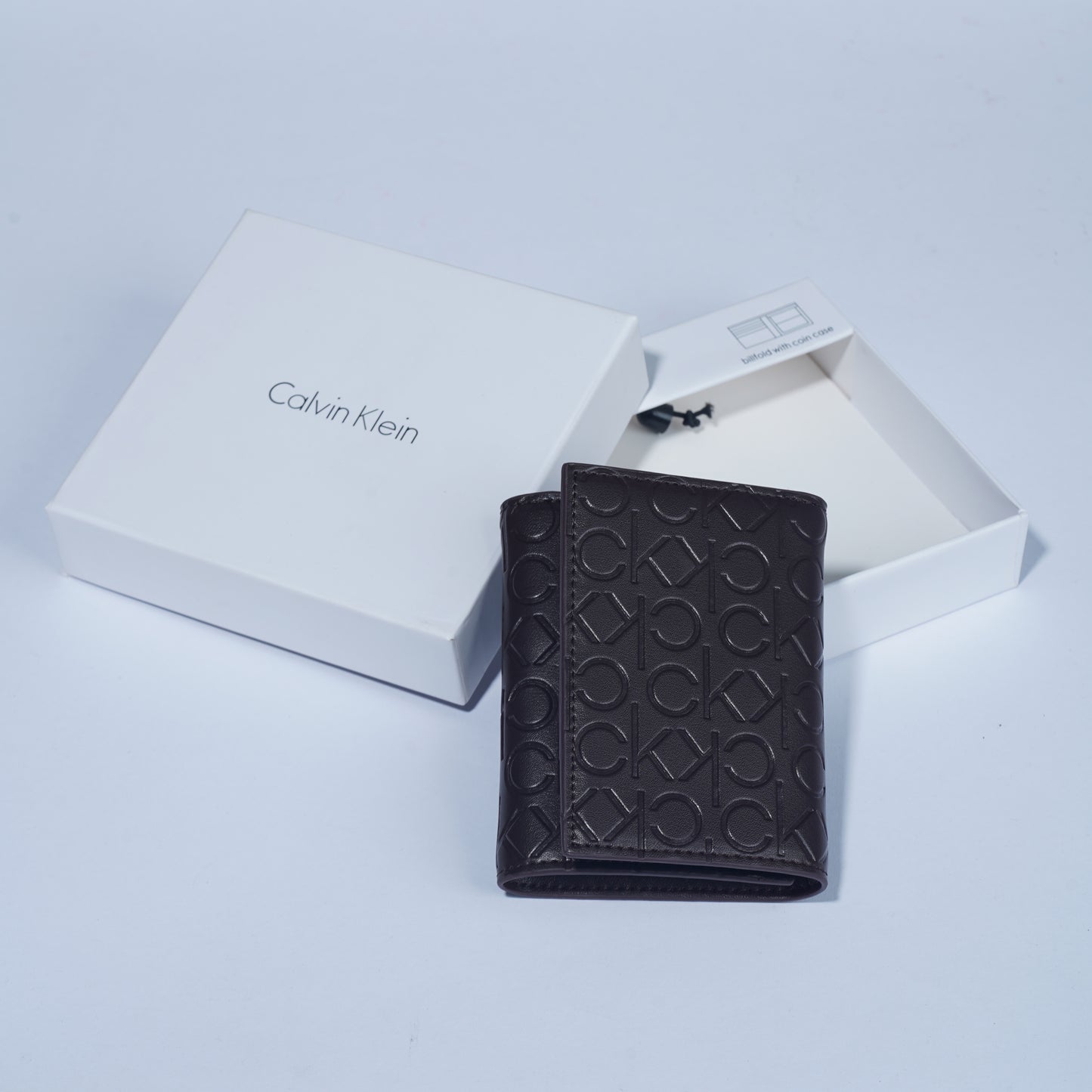 Calvin Klein Leather Wallet ( Brown )
