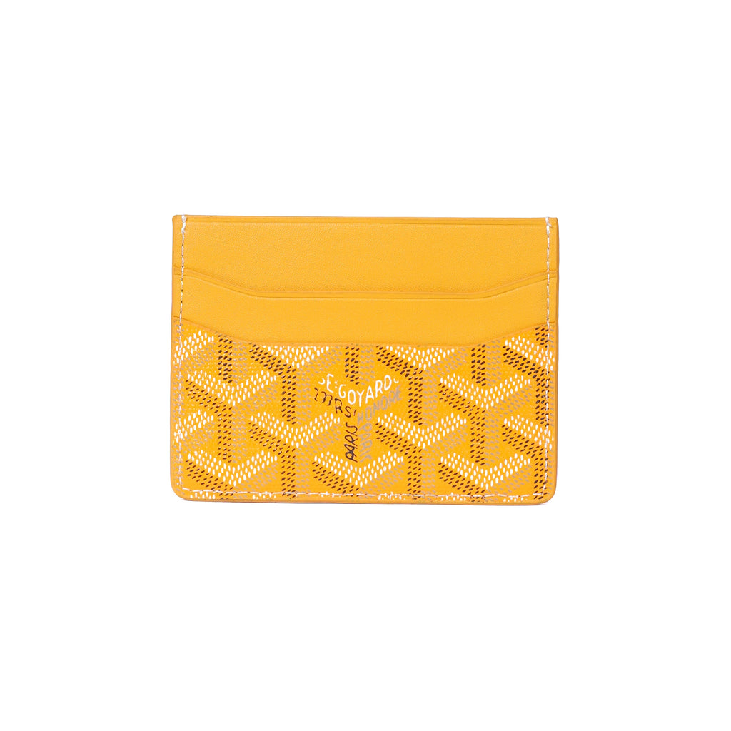 GoYard Yellow  Leather Card Holder