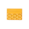 GoYard Yellow  Leather Card Holder