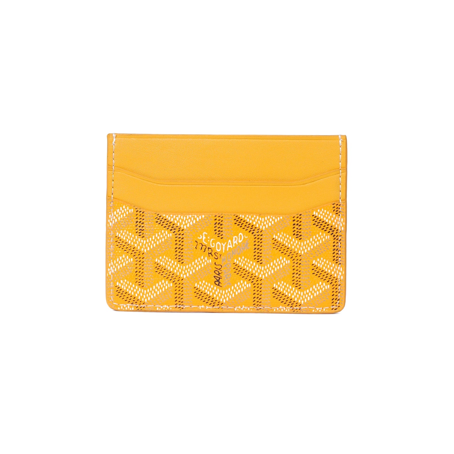 GoYard Yellow  Leather Card Holder