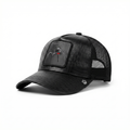 Unisex Mesh Cap With Spider ( Black )