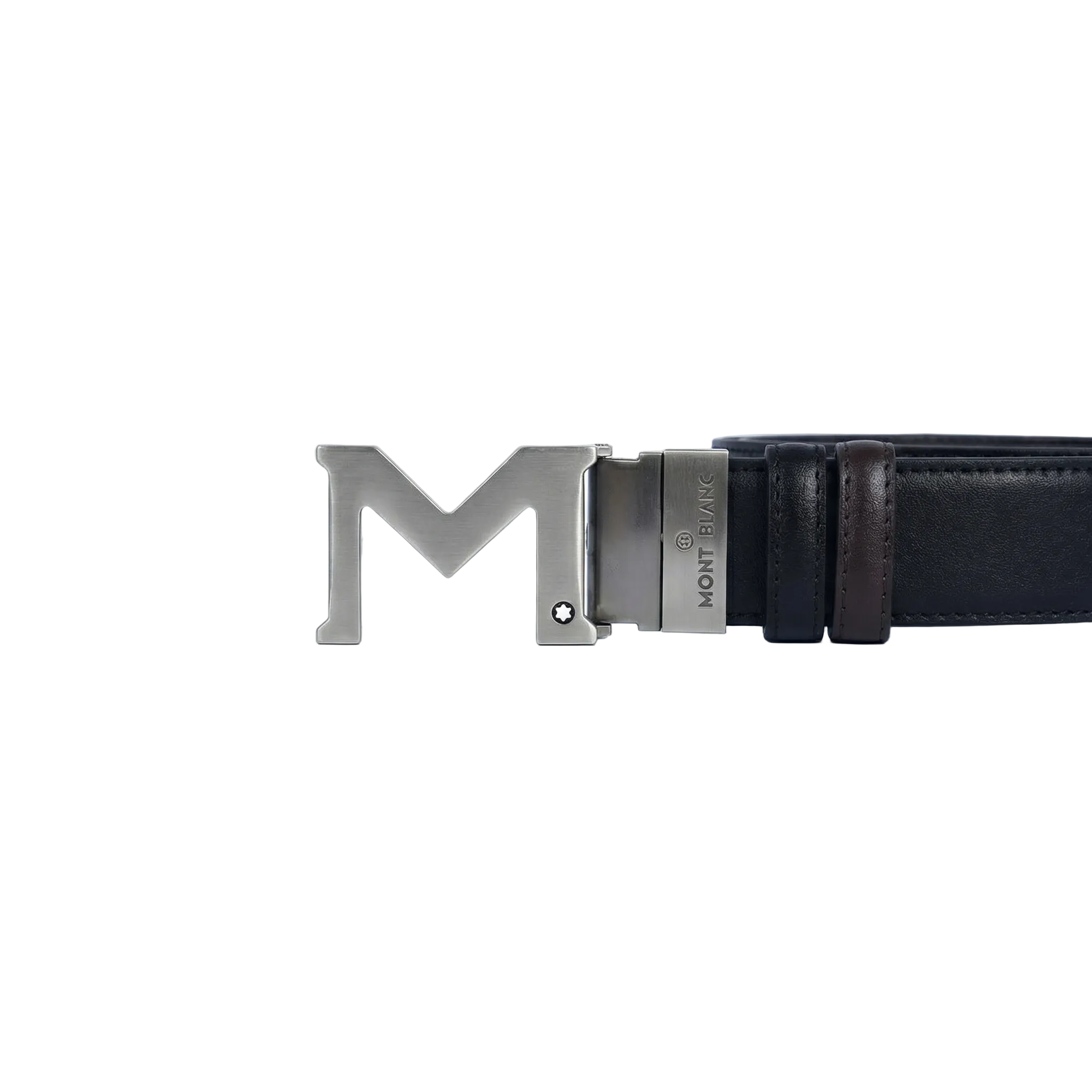 Leather Belt Mont Blanc Double Face ( Black / Brown )