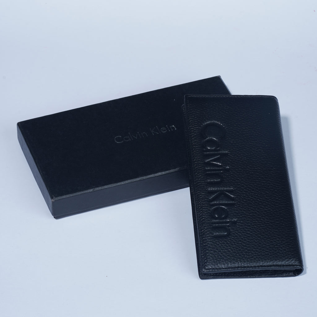 Calvin Klein Lather Passport Wallet